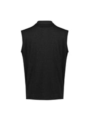 BIZ CARE Mens Nova Zip Front Vest CO343MV