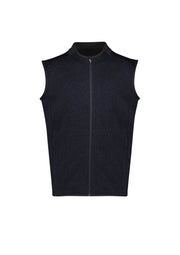 BIZ CARE Mens Nova Zip Front Vest CO343MV