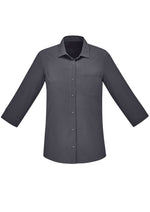 BIZ CARE Womens Florence Plain 3/4 Sleeve Shirt CS951LT
