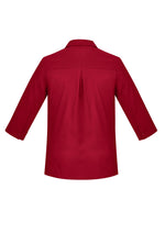 BIZ CARE Womens Florence Plain 3/4 Sleeve Shirt CS951LT