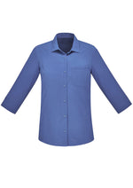 BIZ CARE Womens Florence Plain 3/4 Sleeve Shirt CS951LT