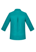 BIZ CARE Womens Florence Plain 3/4 Sleeve Shirt CS951LT