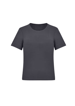 BIZ CARE Womens Marley Short Sleeve Jersey Top CS952LS
