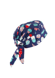 BIZ CARE Unisex Printed Scrub Cap CSC245U