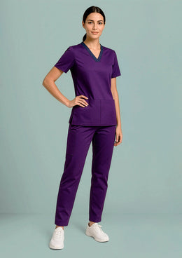 BIZ CARE Womens Riley Straight Leg Scrub Pant CSP047LL