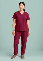 BIZ CARE Womens Avery Straight Leg Scrub Pant CSP944LL