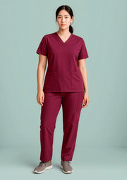 BIZ CARE Womens Avery Straight Leg Scrub Pant CSP944LL