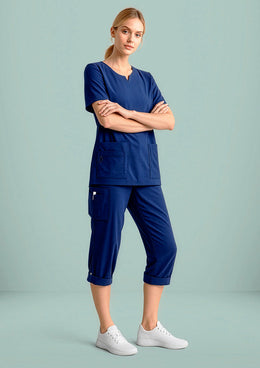 BIZ CARE Womens Avery Straight Leg Scrub Pant CSP944LL