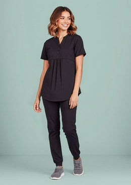BIZ CARE Womens Rose Tunic Scrub Top CST243LS