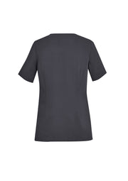 BIZ CARE Womens Avery Round Neck Scrub Top CST942LS