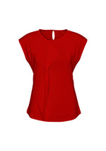 BIZ COLLECTION Ladies Mia Pleat Knit Top K624LS