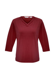 BIZ COLLECTION Womens Lana 3/4 Sleeve Top K819LT