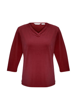 BIZ COLLECTION Womens Lana 3/4 Sleeve Top K819LT