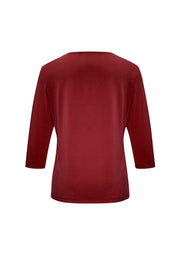 BIZ COLLECTION Womens Lana 3/4 Sleeve Top K819LT