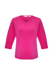BIZ COLLECTION Womens Lana 3/4 Sleeve Top K819LT
