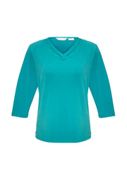 BIZ COLLECTION Womens Lana 3/4 Sleeve Top K819LT