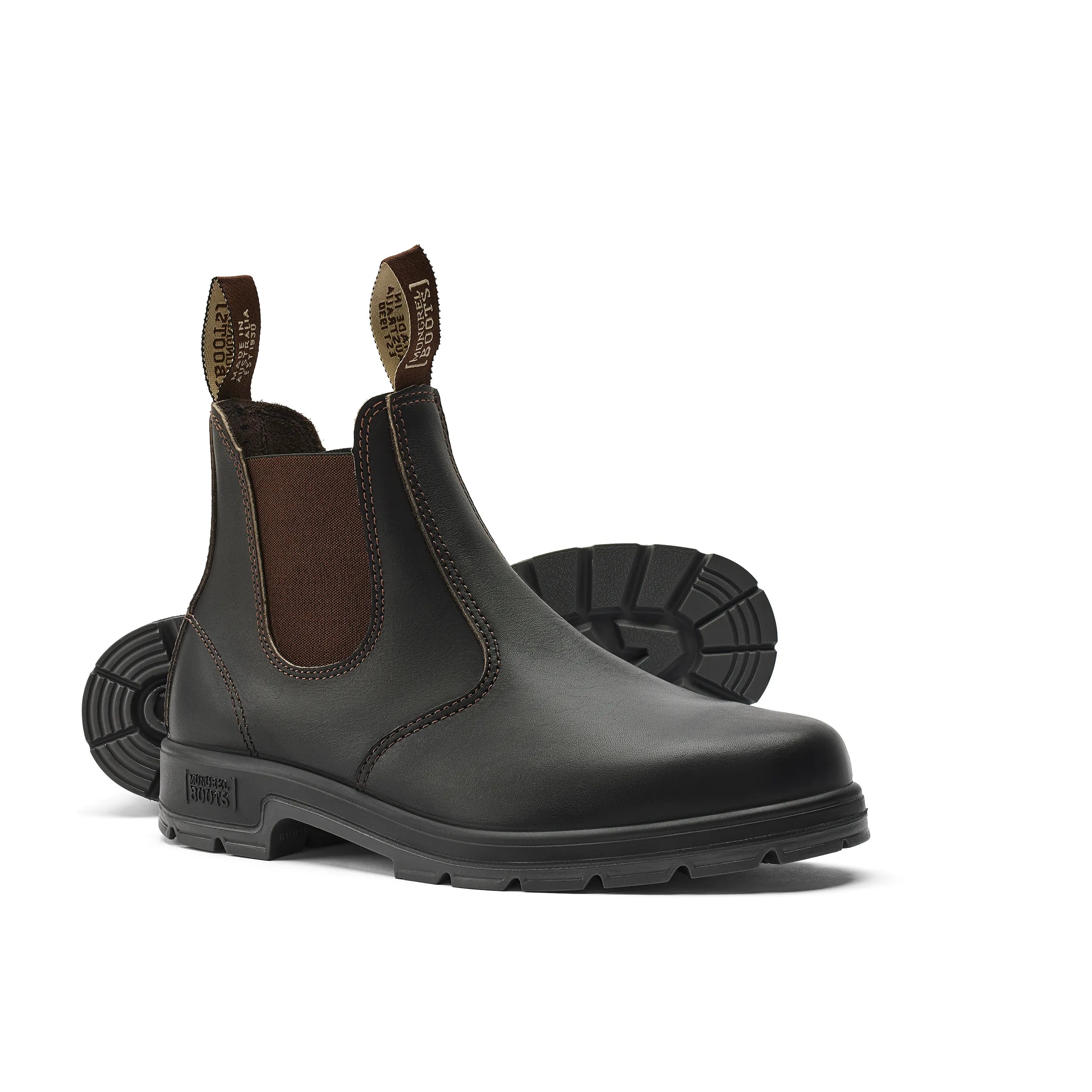 Mongrel 916030 Claret Oil Kip Non Safety V-CUT Elastic Sided Boot