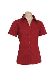 BIZ COLLECTION Womens Metro Short Sleeve Shirt LB7301