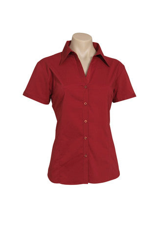 BIZ COLLECTION Womens Metro Short Sleeve Shirt LB7301
