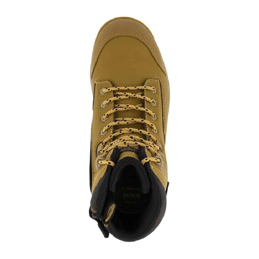 Magnum Precision Max Zip Sided Waterproof Safety Boot (Wheat)