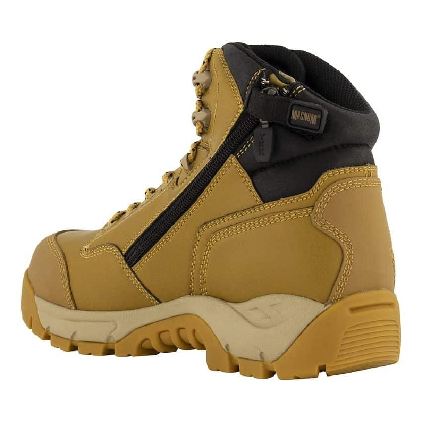 Magnum Precision Max Zip Sided Waterproof Safety Boot (Wheat)