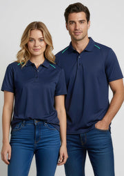 BIZ COLLECTION Womens Academy Short Sleeve Polo P012LS