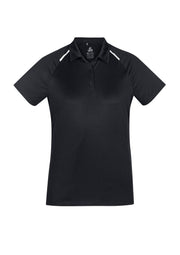 BIZ COLLECTION Womens Academy Short Sleeve Polo P012LS