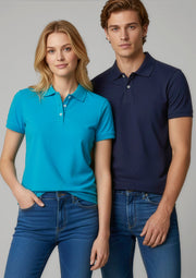 BIZ COLLECTION Mens Neon Short Sleeve Polo P2100