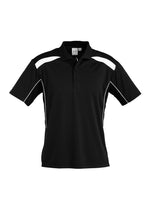 BIZ COLLECTION Mens United Short Sleeve Polo P244MS