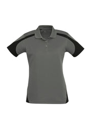 BIZ COLLECTION Womens Talon Short Sleeve Polo P401LS
