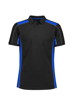 BIZ COLLECTION Unisex Grid Short Sleeve Polo P413US