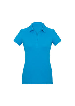 BIZ COLLECTION Womens Profile Short Sleeve Polo P706LS