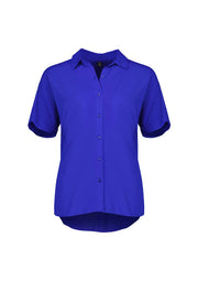 BIZ CORPORATES Womens Dahlia Short Sleeve Blouse RB365L