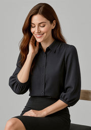 BIZ CORPORATES Womens Lucy 3/4 Sleeve Blouse RB965LT