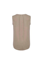 BIZ CORPORATES Womens Estelle Sleeveless Pleat Detail Blouse RB973LN