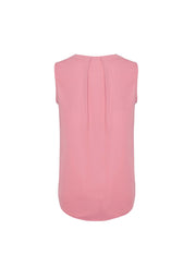 BIZ CORPORATES Womens Estelle Sleeveless Pleat Detail Blouse RB973LN