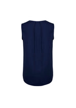 BIZ CORPORATES Womens Estelle Sleeveless Pleat Detail Blouse RB973LN