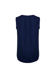 BIZ CORPORATES Womens Estelle Sleeveless Pleat Detail Blouse RB973LN