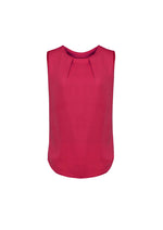 BIZ CORPORATES Womens Estelle Sleeveless Pleat Detail Blouse RB973LN