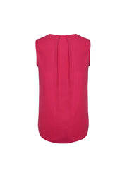 BIZ CORPORATES Womens Estelle Sleeveless Pleat Detail Blouse RB973LN