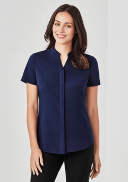 BIZ CORPORATES Womens Juliette Short Sleeve Blouse RB977LS