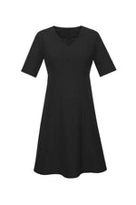 BIZ CORPORATES Womens Siena Extended Short Sleeve Dress RD974L