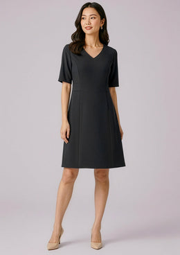 BIZ CORPORATES Womens Siena Extended Short Sleeve Dress RD974L