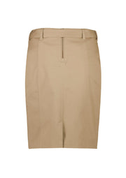 BIZ CORPORATES Womens Mid Waist Stretch Chino Skirt RGS264L