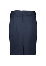 BIZ CORPORATES Womens Mid Waist Stretch Chino Skirt RGS264L