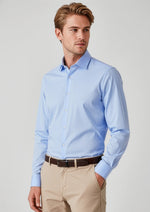 BIZ CORPORATES Mens Charlie Slim Fit Long Sleeve Shirt RS969ML