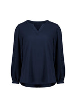 BIZ CORPORATES Womens Ruche Long Sleeve Blouse RU568LL