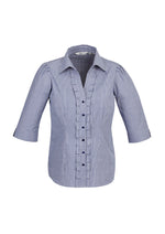 BIZ COLLECTION Womens Edge 3/4 Sleeve Shirt S267LT
