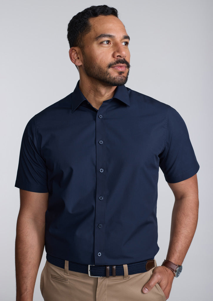 BIZ COLLECTION Lexington Mens Classic Fit Short Sleeve Shirt S640M