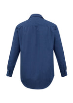 BIZ COLLECTION Mens Micro Check Long Sleeve Shirt SH816